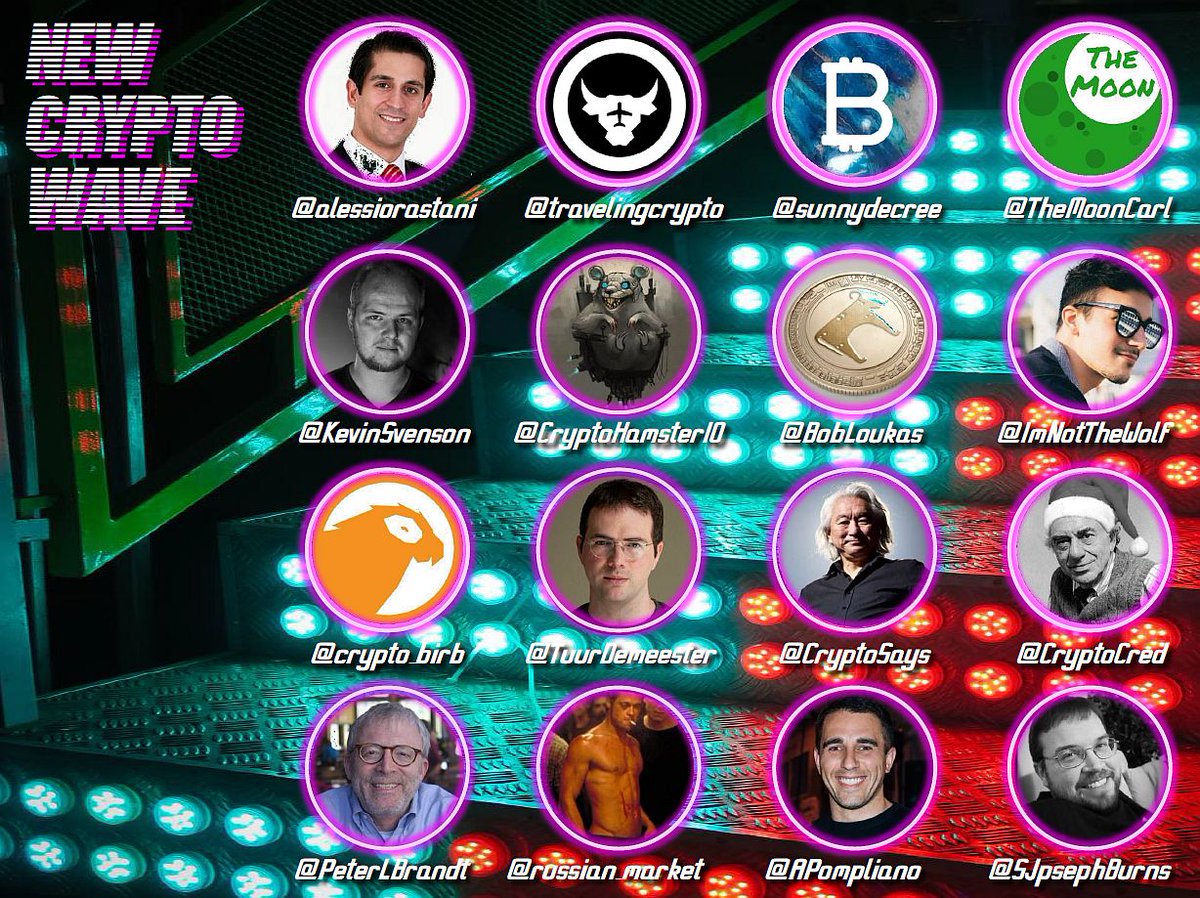 NewCryptoWave1's tweet photo. #FF Twitter EN

@alessiorastani
@travelingcrypto
@sunnydecree
@carlmoon
@KevinSvenson
@CryptoHamsterIO
@BobLoukas
@ImNotTheWolf
@crypto_birb
@TuurDemeester
@CryptoSays
@CryptoCred
@PeterLBrandt
@russian_market
@APompliano
@SJpsephBurns

Photo from Andy White

#newcryptowave https://t.co/PzS9hgGWOX
