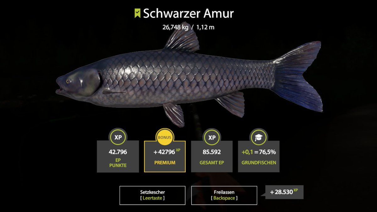 aNaX_1971's tweet photo. Schwarzer Amur, das schwerste was ich hier bisher rausgeholt habe 🎉
#rf4 #russianfishing4 #angeln #games https://t.co/0EDe7cEk31