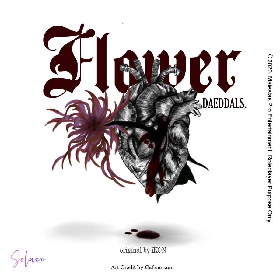 ㅤ⠀⠀
ㅤ⠀⠀ㅤㅤㅤ 𝐒𝐎𝐋𝐀𝐂𝐄 𝐏𝐑𝐎𝐉𝐄𝐂𝐓.
ㅤ⠀⠀ㅤㅤㅤㅤㅤ━━━━━━

𝐅𝐋𝐎𝐖𝐄𝐑.
by DAEDDALS.
Original by iKON

2020. 05. 22. FRI. 7PM (KST)
잠시 후 7시

#SOLACEPROJECT #DAEDDALS #HYUK #HYUNO #VINZT #FLOWER #METProEnt #SJHEnt 
ㅤ⠀⠀