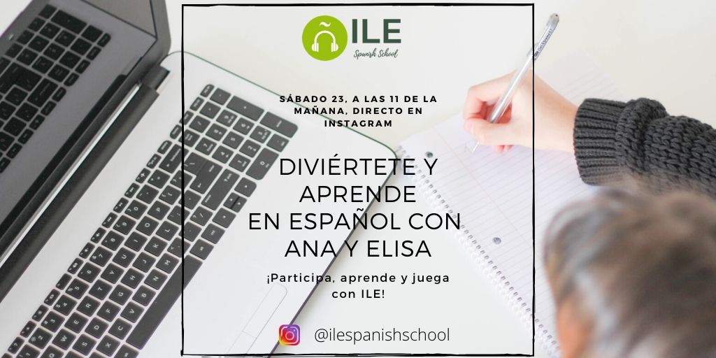 ilespanish's tweet photo. ILE SPANISH SCHOOL te presenta el segundo directo en Instagram. El próximo sábado 23 de mayo, a las 11 de la mañana vamos a aprender español con las profes ANA y ELISA. 

Visita nuestro canal de Instagram y únete:

https://t.co/5Cf8FYke3R https://t.co/SlLg8kkENF