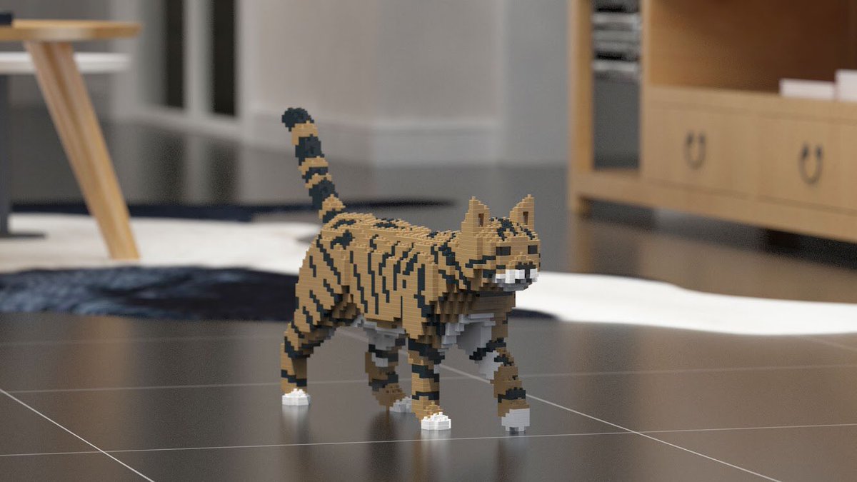 Jekca's tweet photo. Meow~ Tabby Cats are available at JEKCA now, which one are you going to bring home? #jekca #buildingblocks #tabbycat https://t.co/K8mUeFq4Bn