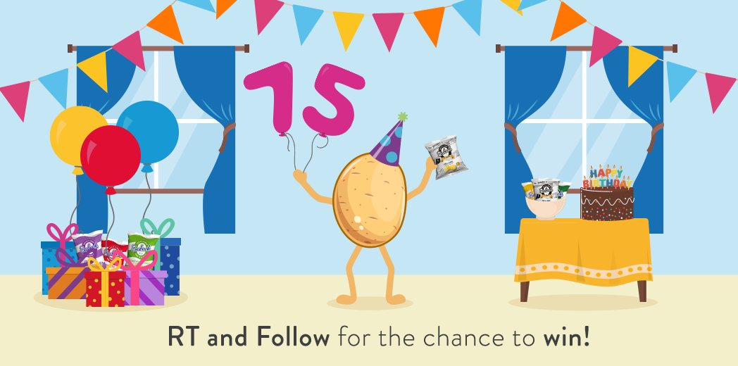 SeabrookCrisps's tweet image. Celebrating your birthday in lockdown? Us too! To help you celebrate in lockdown, we're offering a case of Fish &amp;amp; Chips 75th Anniversary crisps and a party pack to decorate the home! Follow @SeabrookCrisps and RT to enter! (UK Only)