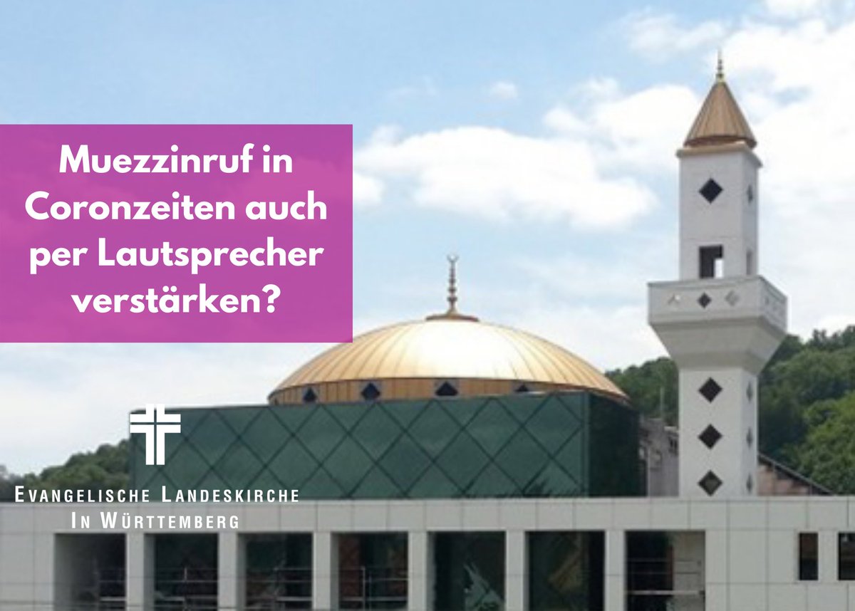 Landeskirche Seit Kirchen Und Moscheen Wegen Der Corona Pandemie Geschlossen Werden Mussten Ist Der Islamische Gebetsruf Mancherorts Lautsprecherverstarkt Zu Horen Die Entscheidung Sollte Jeweils Vor Ort Getroffen Werden Sagt Ulrich
