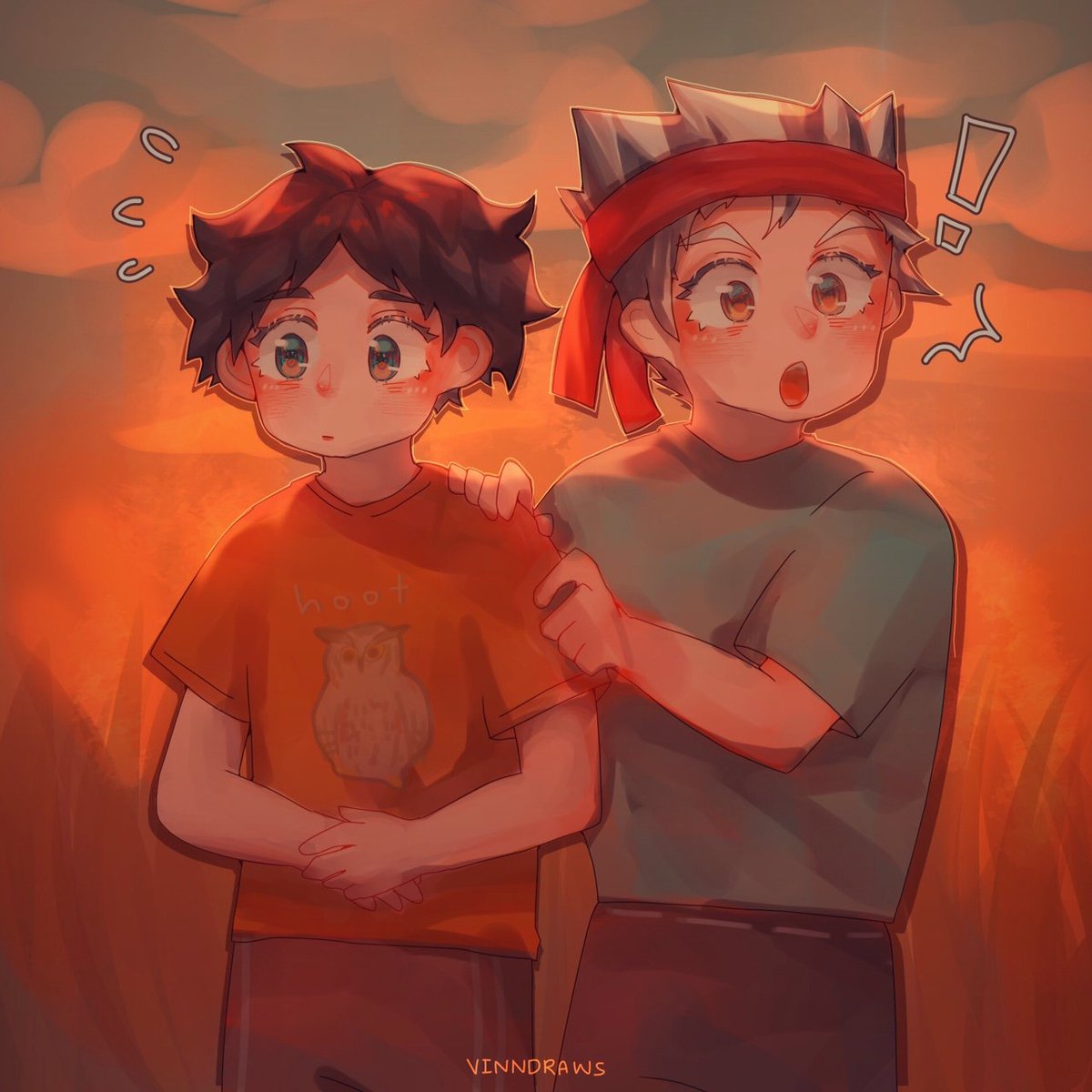 #haikyuu au where bokuaka met each other when they're still small kiddos and not in highschool 