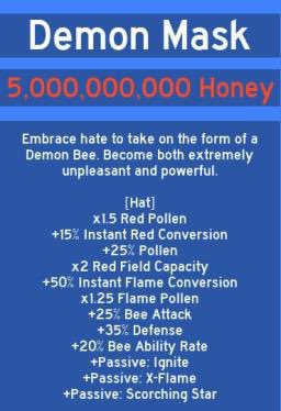 Bee Swarm Leaks On Twitter New Information Demon Mask Added Scorching Star Passive Gummy Mask Added Gummy Star Passive Other Information By Onettdev Https T Co Nfcibybr9p - roblox bee swarm simulator mask