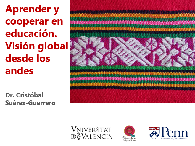 cristobalsuarez's tweet photo. Esta es la presentación que usaré hoy en mi intento de hibridar la tradición y ética de cooperación en el Ande y la teoría y gestión del aprendizaje cooperativo online https://t.co/4s7IcBV0vK 22/04(GMT-4) @PennQuechua de @Penn #quechuapenn  Más información https://t.co/5beT7UOCGp https://t.co/f3vOAzNrvQ