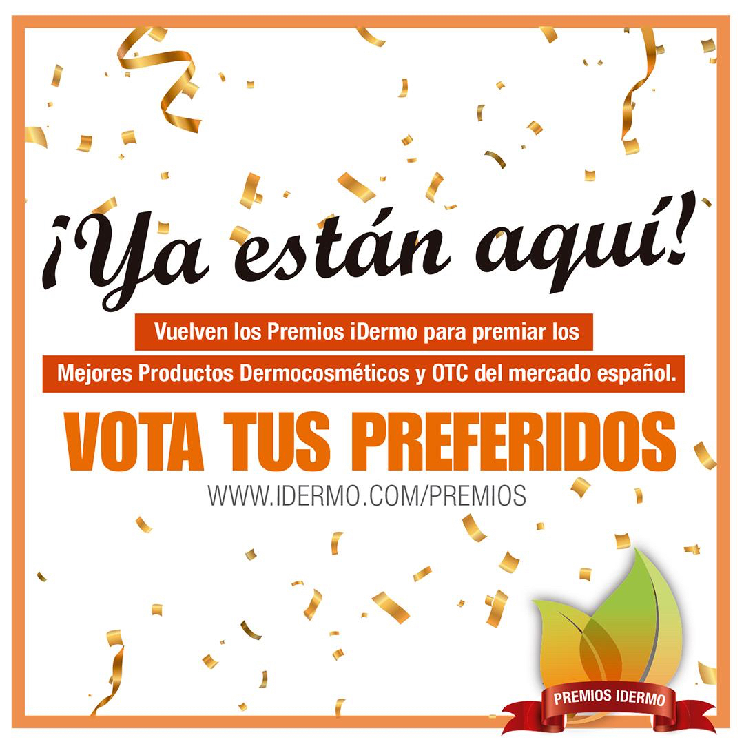 Los #PremiosiDermo han vuelto para elegir los mejores productos dermocosméticos y OTC. En su 7ma edición usuarios, blogueros y farmacéuticos votarán online su preferido en diferentes categorías idermo.com/premios ¡VOTA YA!