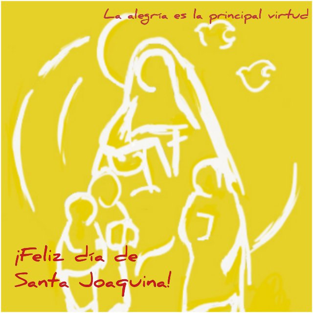 jymvedruna's tweet photo. Hoy hace falta gente como tú... para seguir construyendo un mundo mejor y mostrar que el carisma de Joaquina sigue presente en nuestra sociedad. 
¡Feliz día de Santa Joaquina a toda la familia Vedruna! ❤️🏡 #SomosVedruna https://t.co/37qqwyKgjV
