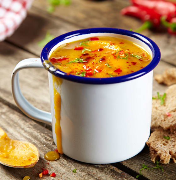 This simple, creamy root vegetable soup is satisfying on any occasion.