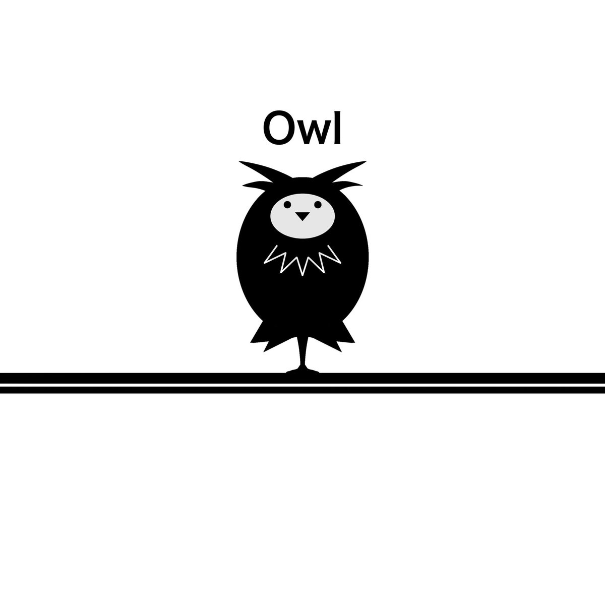 絵を描くヤベーやつ シルエットアート A Twitter ロゴ ふくろう Owl フクロウ ロゴ Logo Logodesign イラスト Illustration ロゴ依頼 イラスト依頼