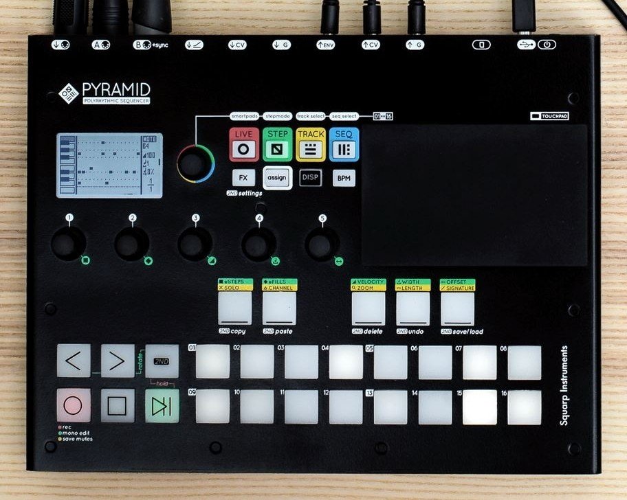 Squarp Pyramid is one of the best sequencer on the market for those who have perfect vision. @squarpinstru