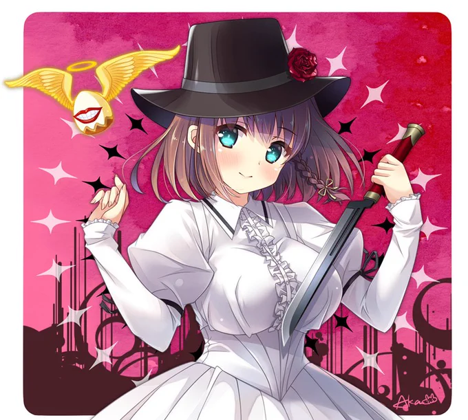 シャルロット。イメージ違う背景入れてみたよ!
#FGO 