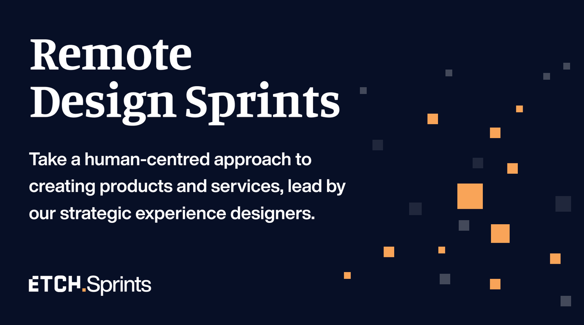 etchhorizon's tweet photo. The Remote Sprint is a step-by-step process to accelerate decision making through design, prototyping, and validating ideas with real people, before investing further time and money,  de-risking the bold innovations needed to grow. https://t.co/TFagP3sx6v #designsprints https://t.co/ULPLeVB2lQ