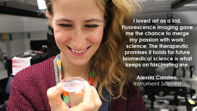 CLF_STFC's tweet photo. This week, we are highlighting Alessia Candeo as one of our #HumansOfScience. Alessia is one of our Instrument Scientists here at the CLF. Her work spans a range of applications, one of them being biomedical science #HumansOfCLF https://t.co/Myod1uvYts