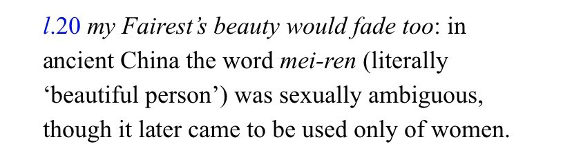 We were talking about “meiren” in EAD, here I have a confirmation it used to be gender-neutral