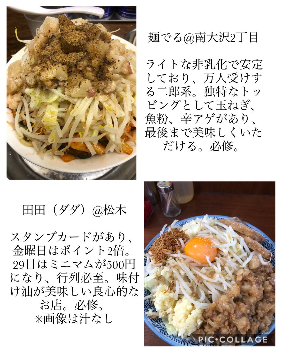 東京都立大学空手道部 都立大ラーメン 二郎 インスパイアまとめ ラーメン二郎 八王子野猿街道店2 Jiro Yaenkaido2 麺でる 南大沢店 Menderu 松木田田 Ramen Dada 都立大生御用達の3店 Tpoに応じて通い分けましょう