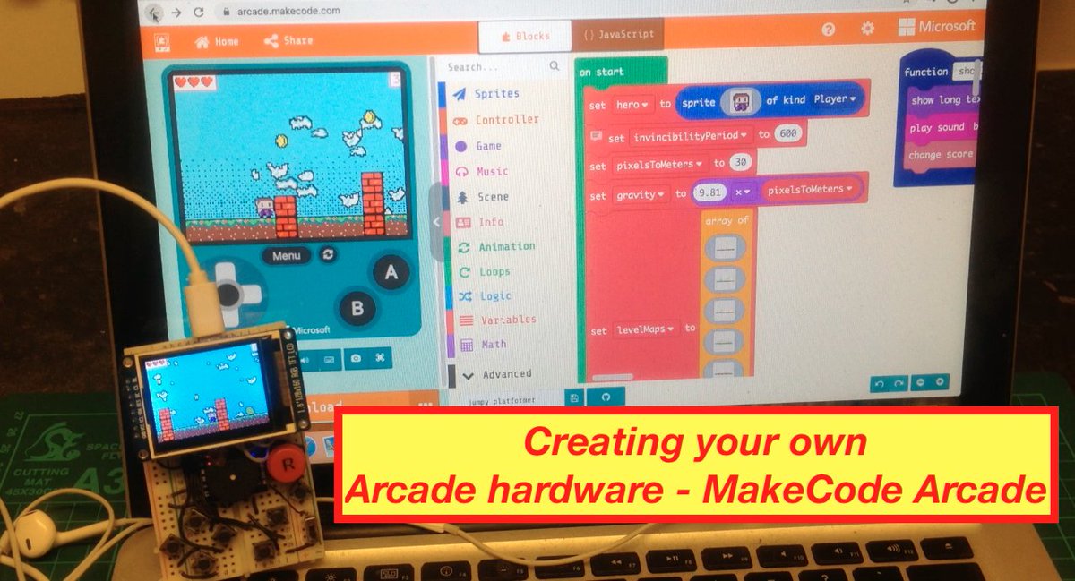 DjamalUK's tweet image. Create your own arcade games with MakeCode Arcade. No coding experience necessary!
youtu.be/DTkPf6Z5q5g
#MakeCode #Arcade #STM32F411
@tindie @hackadayio @Hacksterio @oshpark
@MicrochipMakes @MSMakeCode #arm_processors