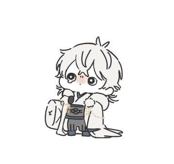 鶴丸国永(刀剣乱舞) 「怖い夢をみたらしい 」|しまのイラスト