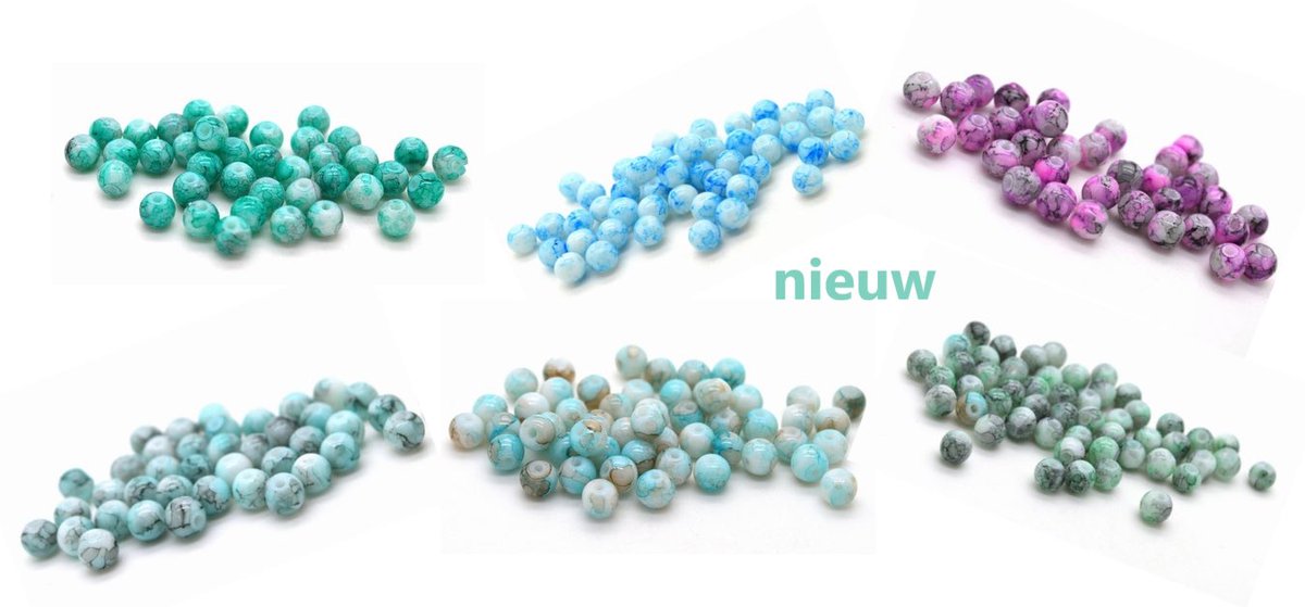 leukekralen.nl/collections/ge…
Gemeleerde glaskralen geven een speciale uitstraling aan je eigengemaakte sieraad. Onze gemeleerde glaskralen zijn 6mm groot, en dus ideaal voor leuke kettingen, armbanden en oorbellen!