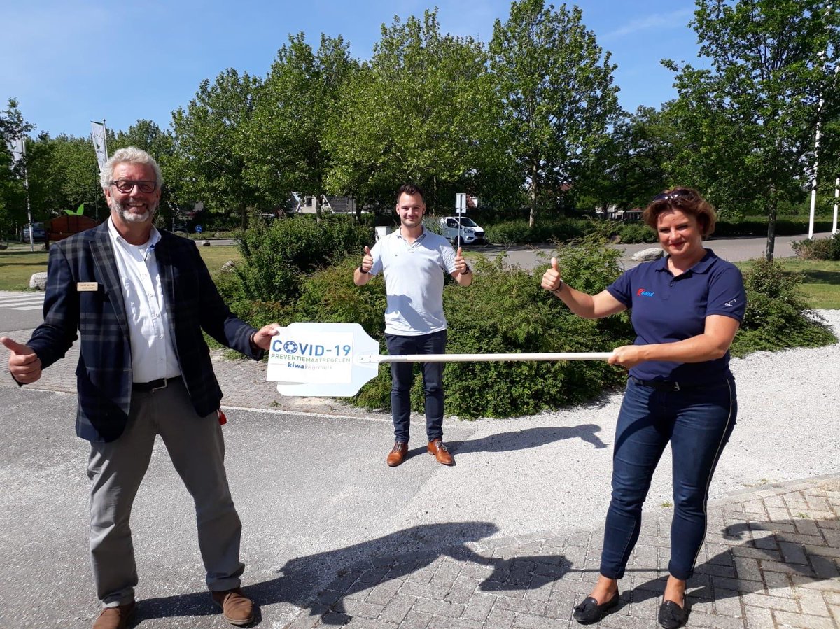 GroupePVCP's tweet image. Nos 2 premiers domaines néerlandais @centerparcs #HetMeerdal et #ParcSandur ont ré-ouvert le 20 mai. Pour accueillir les vacanciers en toute #sécurité et #convivialité, les mesures sanitaires mises en place avec les équipes ont reçu la certification @Kiwa_global #TousMobilises