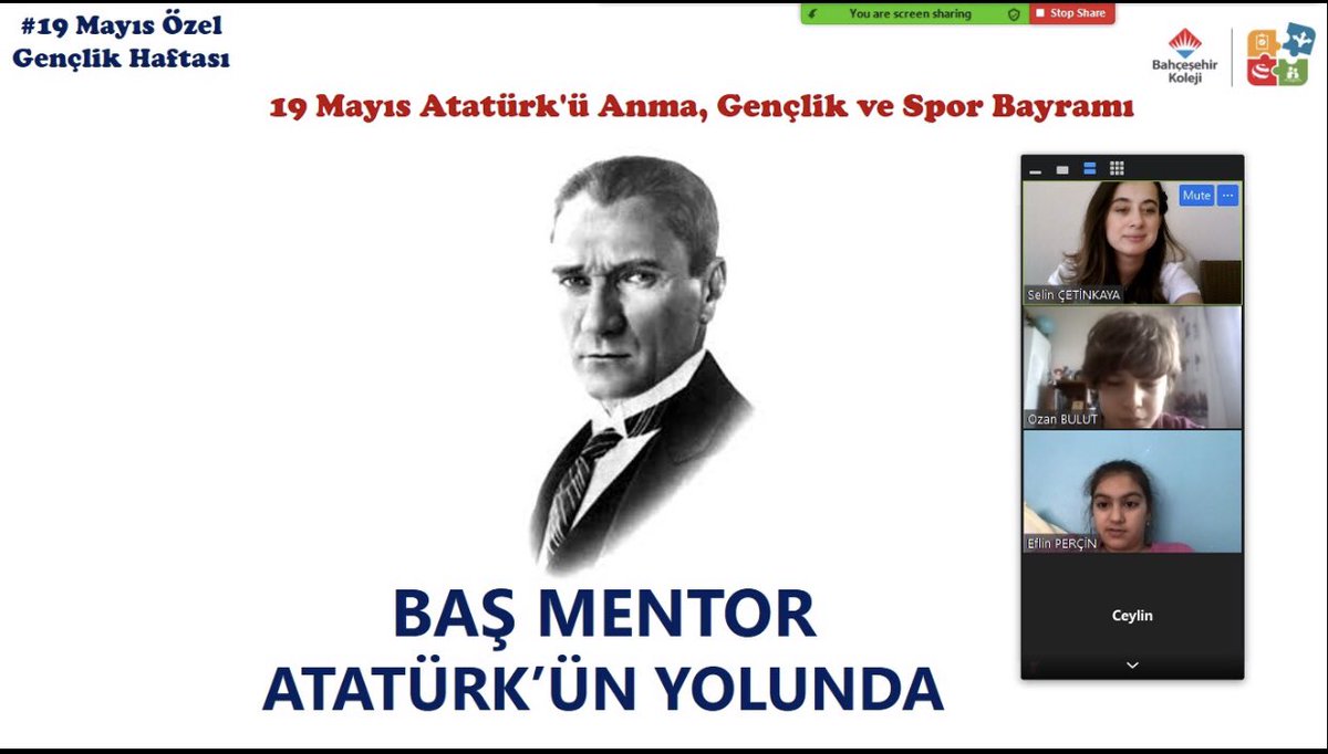 selincetinkayya's tweet photo. Hayata Dair PDR Buluşmalarında bu hafta konumuz “Baş Mentor Atatürk’ün Yolunda”⭐️
✨Sunay Akın’ın Anlatımı ile M.Kemal’in Samsun’a çıkış hikayesi..
✨19 Mayıs’ın Tarihçesi
✨19 Mayıs 1938 Atatürk’ün katıldığı son bayram kutlamaları https://t.co/qqNCKCDJGe