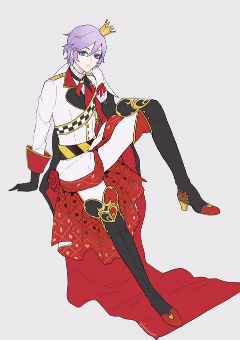 ハーツラビュルの寮服に着替えたエペルとアズールです
指定くださった方ありがとうございました〜! 