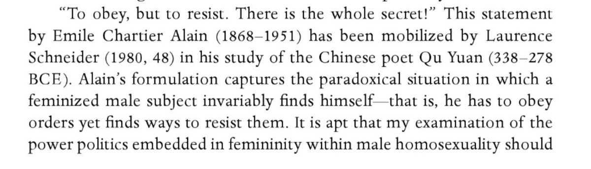 me: so Qu Yuan’s character is looking to date goddesses, and their Fair One’s women were jealous of their beauty... this... sounds... homoerotic? /gugelsFrom: Celluloid Comrades: Representations of Male Homosexuality in Contemporary Chinese Cinemasby Song Hwee Lim