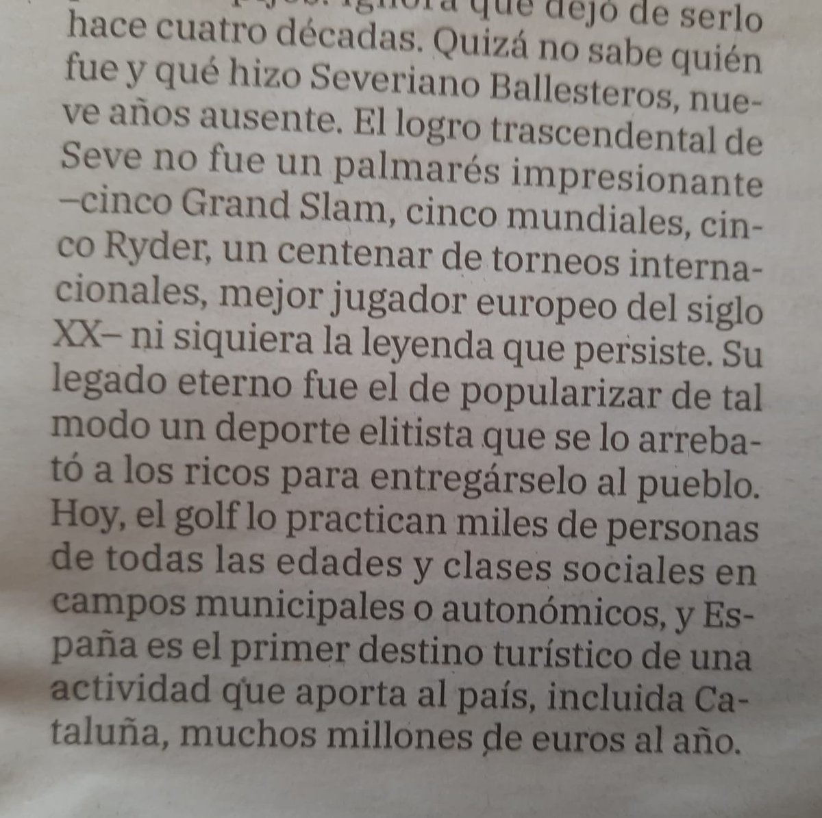 mjburuaga's tweet photo. 🔵Qué bonito esto de Jesús Martínez Teja en el @dmontanes de hoy sobre Seve Ballesteros, nuestro paisano universal. #Golf https://t.co/E9WzzhbQ9B