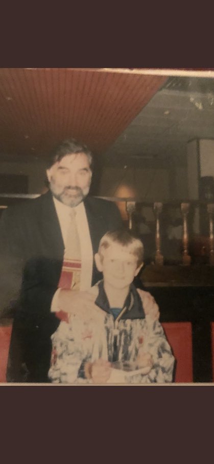 Lucky enough to have a meal with George best as a kid best day ever happy birthday  