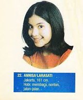 I took it from 90& #39;s Gadis Sampul finalists of majalah Gadis. Maaf angkatan 1994, 1997, dan 1998, keskip. Here they are!