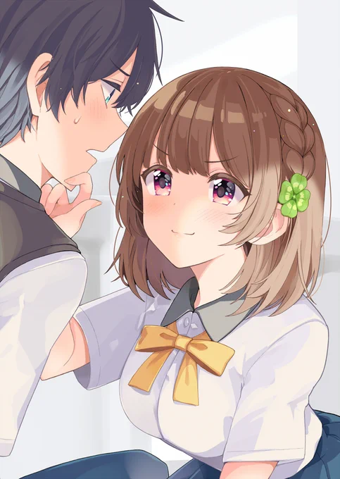 『幼なじみが絶対に負けないラブコメ』コミックス1巻表紙絵 #幼なじみが絶対に負けないラブコメ #おさまけ #仕事絵 https://t.co/rIAKJAswPj 