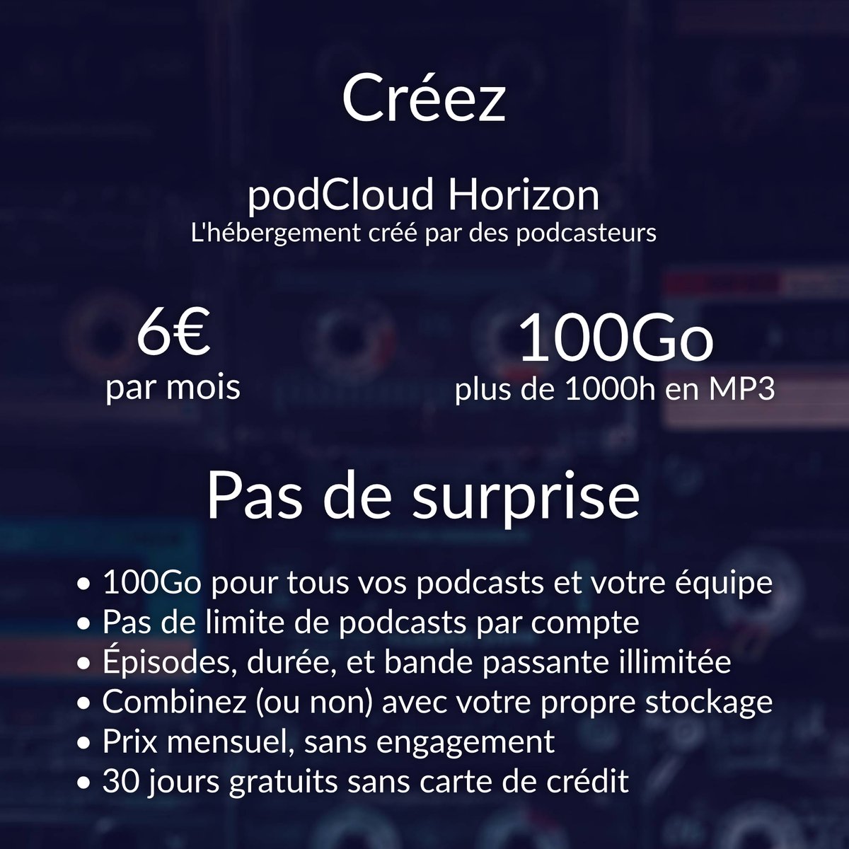 podCloud's tweet photo. Qu'est ce que c'est podCloud ?

Une plateforme créée par des #podcasteurs, pour vous aider à découvrir, écouter et créer des #podcasts !

Faites connaissances avec nous en 3 images.

➡️ https://t.co/HJy7Dp75j7

#podcast #podcasters #podcastfrançais  #podcastfrance #passionpodcast https://t.co/FZGQcpFyQg