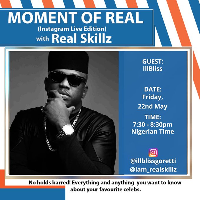 Max1023FM's tweet photo. Set your alarms for #MomentOfReal with our #headwarmerOAP @iam_RealSkillz Tonight β°β°π₯π₯ ~ #Ep15 Today is with the legendary @illblissgoretti & they gon be shaking some tables Tonight + illy Music Updates #MomentOfReal_RS #TruthAndNothingButTheTruth πππ https://t.co/ihgYN525Dd