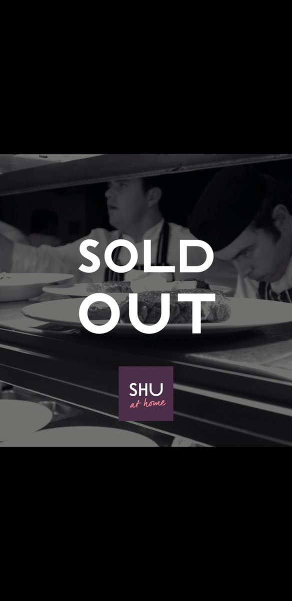 Saturday delivery is all sold out! A few collections still available! Don’t miss out! 💻 shu-at-home.com
