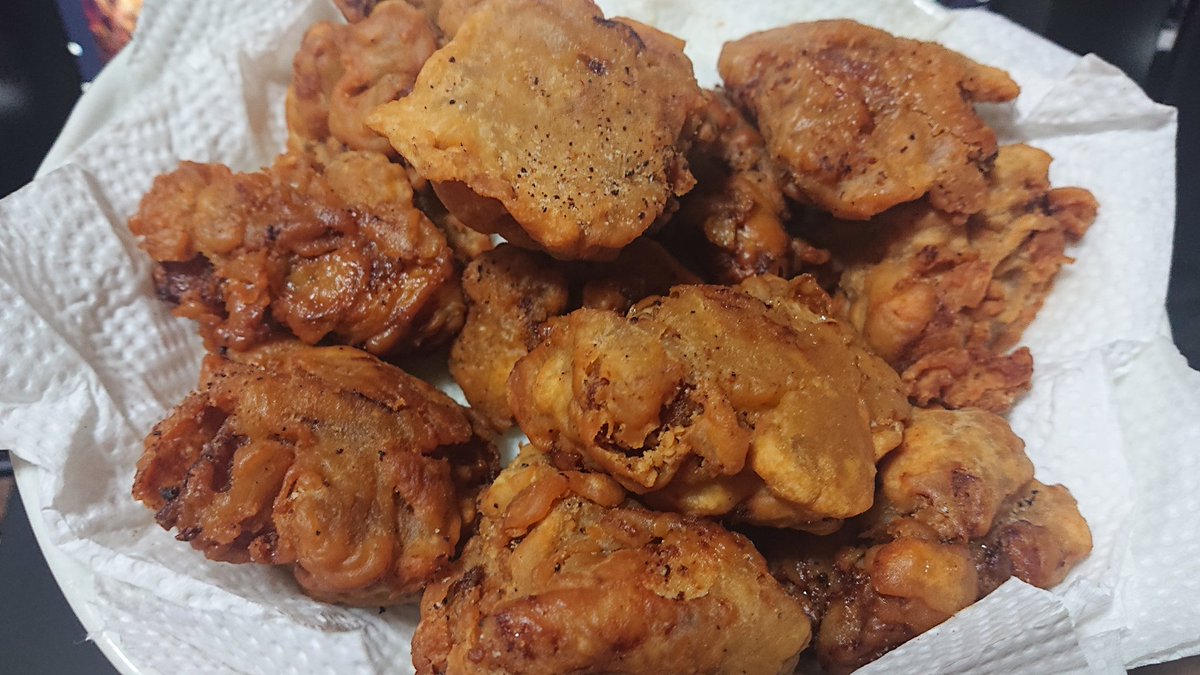 のうん いっその事唐揚げの画像とギルド募集を融合させようという悪魔的発想