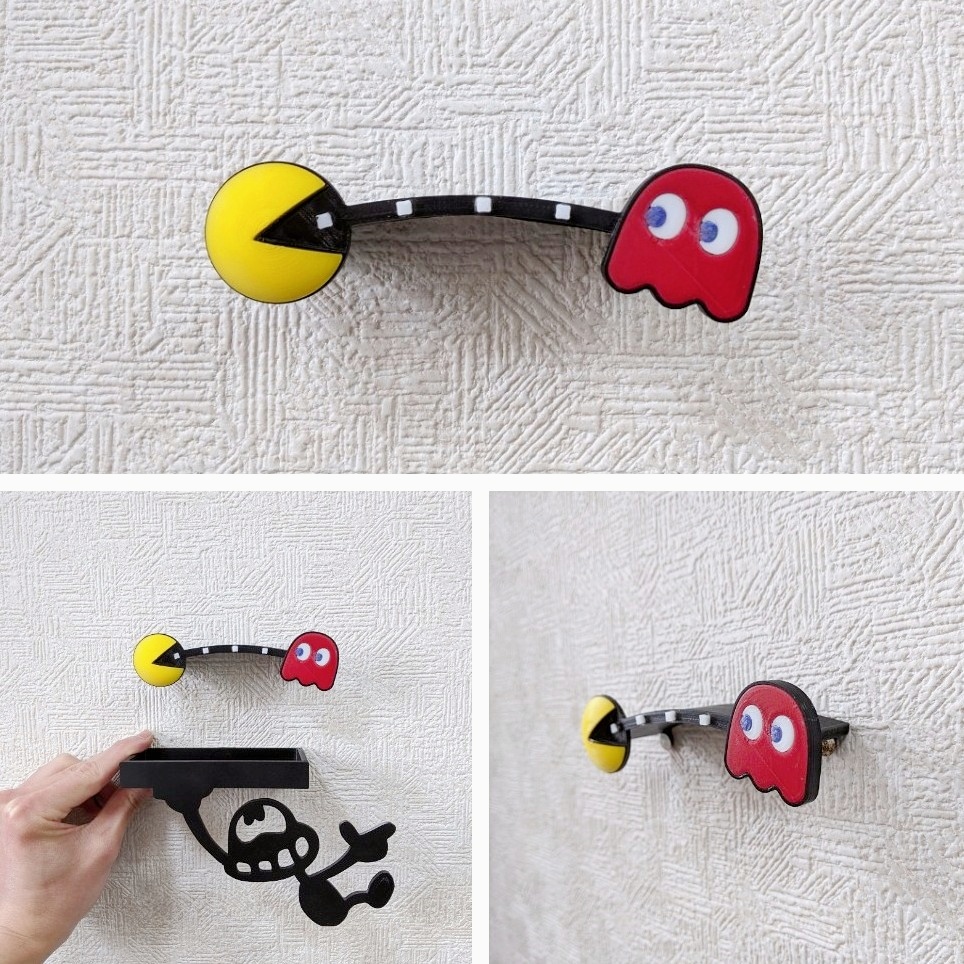 滑川なまり パックマンとブリンキーのヘッドホンホルダー パックマン誕生日おめでとう パックマン40周年 Pacman40th T Co Lhtwulmf8w Twitter