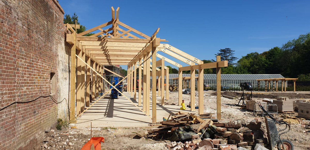 matrix_ce's tweet photo. Great to see one of our timber connection design projects nearly completed!

Timber frame for a Café in Brighton by @Constructionalt 

#structuralengineers #structure #timberframe #connections #construction #structuralanalysis https://t.co/rpkHyp0tEq