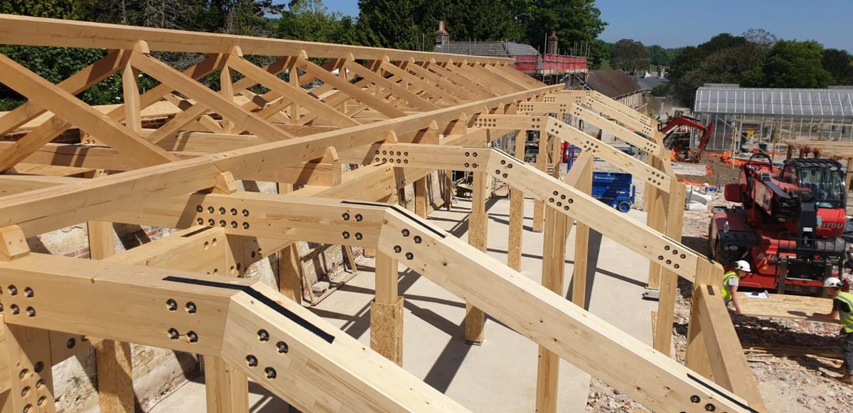 matrix_ce's tweet photo. Great to see one of our timber connection design projects nearly completed!

Timber frame for a Café in Brighton by @Constructionalt 

#structuralengineers #structure #timberframe #connections #construction #structuralanalysis https://t.co/rpkHyp0tEq