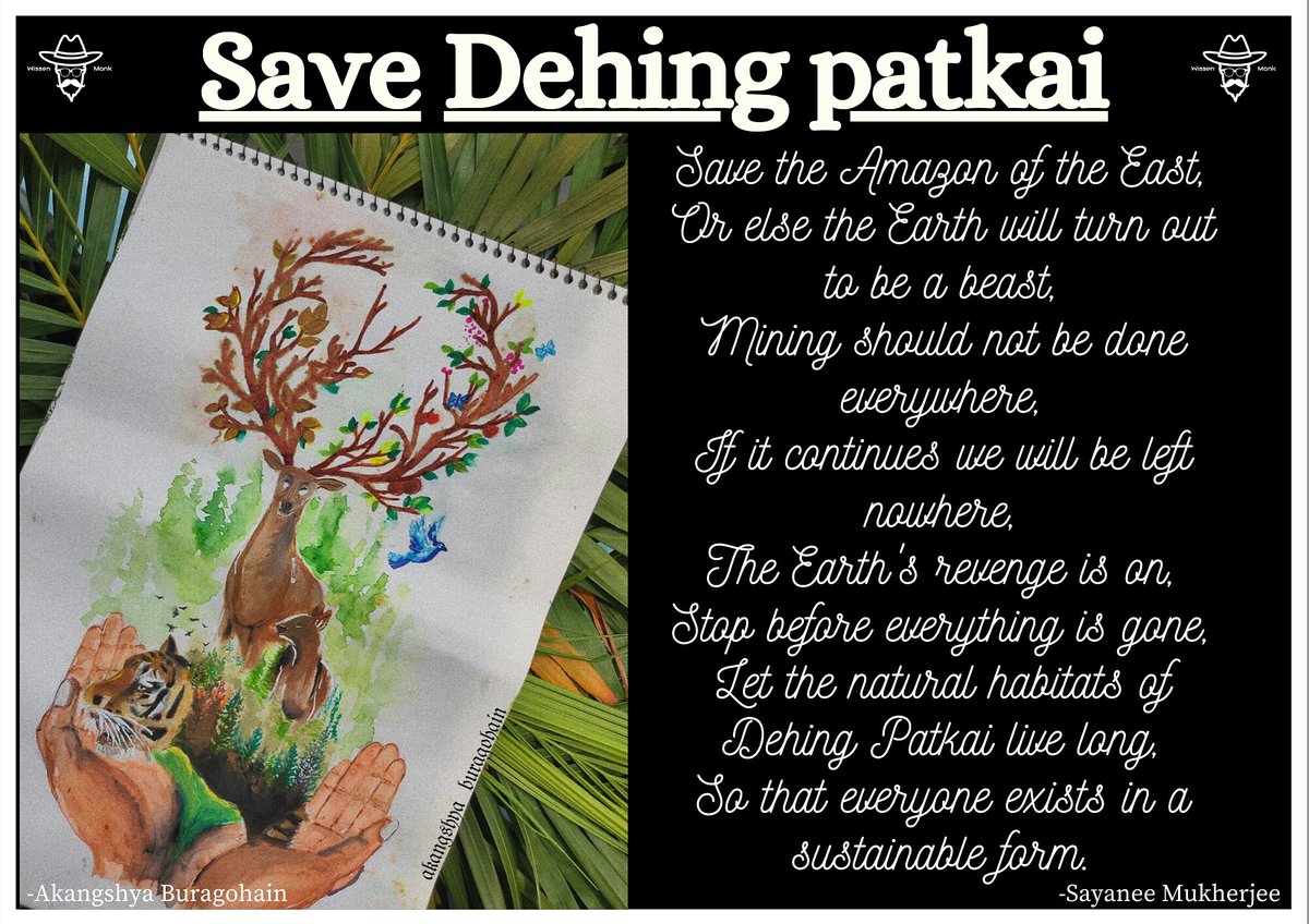 thewissenmonk's tweet photo. #I_Am_Dehing_patkai
#SaveAmazonoftheeast
#Voiceoftheyouth
#Noforestforfuture
#Savedehingpatkai
#Listentheanimalsvoice
#wissenmonk #is #against #coal #mining #in #dehing #patkai #dehingpatkai #savetherainforestofeast #wissenmonkwithdehing https://t.co/l7U6g1Tc4j