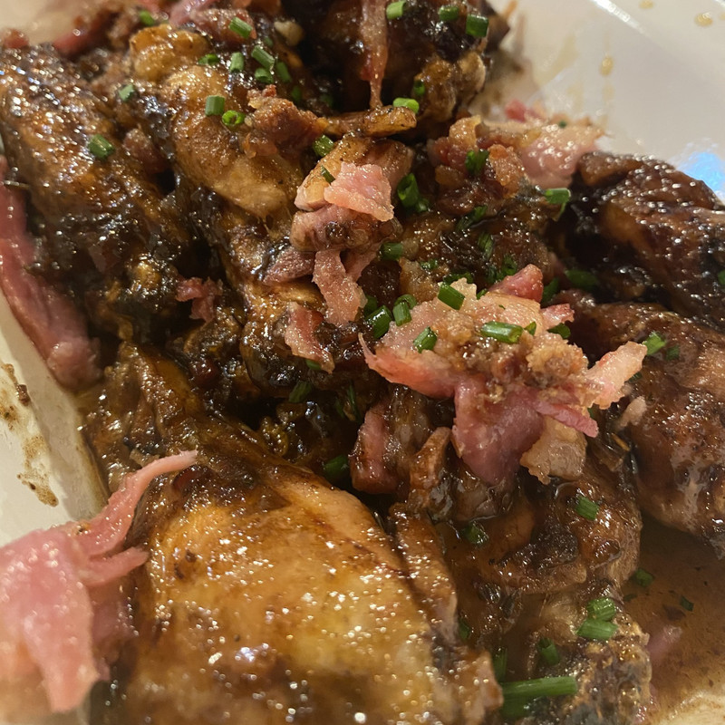 Just prior to lockdown, our chef made a Maple and Bacon special on our wings...! And they were amazing...
Did you guys like them.!? We’re wondering if they need to be added to the menu..! Choosing which wings to add is such a difficult choice ! 
Thoughts !??