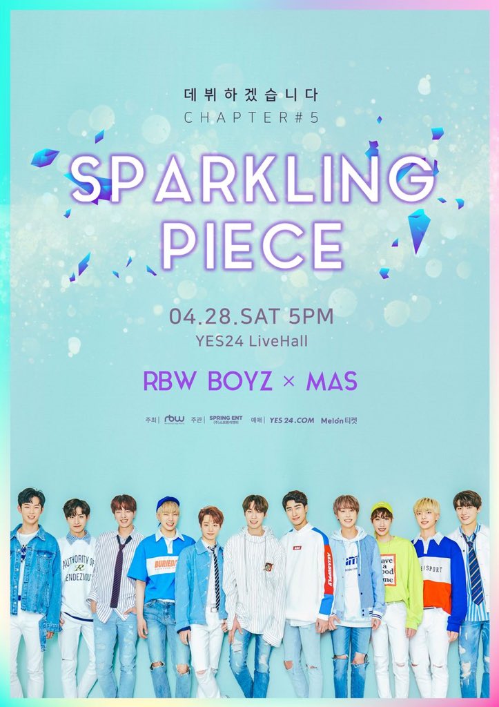 - the lineup was finalised with the addition of xion and leedo (april 2018)- complete 6 performed at Sparkling Piece showcase (april 2018)