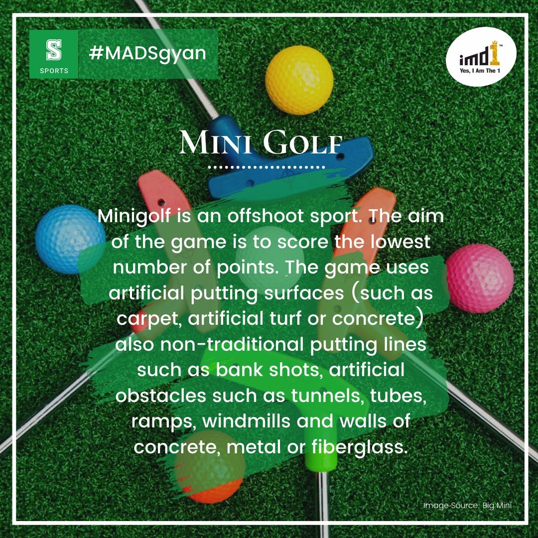 imd1official's tweet photo. TRIVIA TIME:
Explore interesting piece of information on unknown co-curricular activities.
Music, Art, Dance & Sports gyan.
#MADSgyan #imd1 #IAmThe1 #Music #Art #Dance #Sports
#IndieMusic #PanelPainting #BellyDance #MiniGolf #FridayFeeling #FridayMotivation #Knowledge https://t.co/ocLsXXXBU7