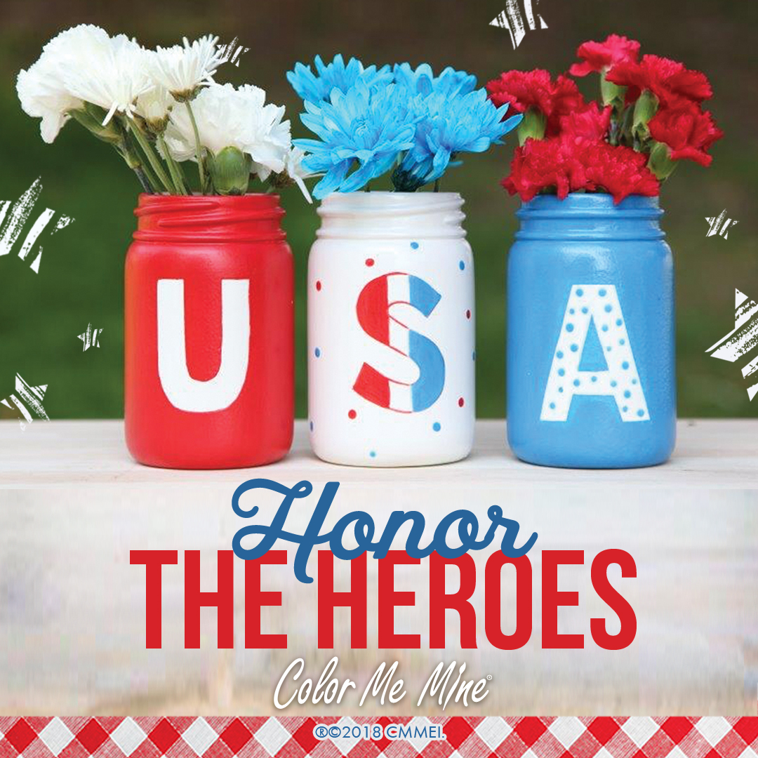 We remember and honor those who have fallen for our freedom! #memorialday #honortheheroes #colormemine #potterypainting