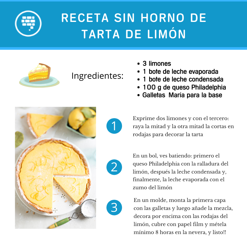 🍋 Receta SIN HORNO de TARTA DE LIMÓN

#Receta #recetas #postres