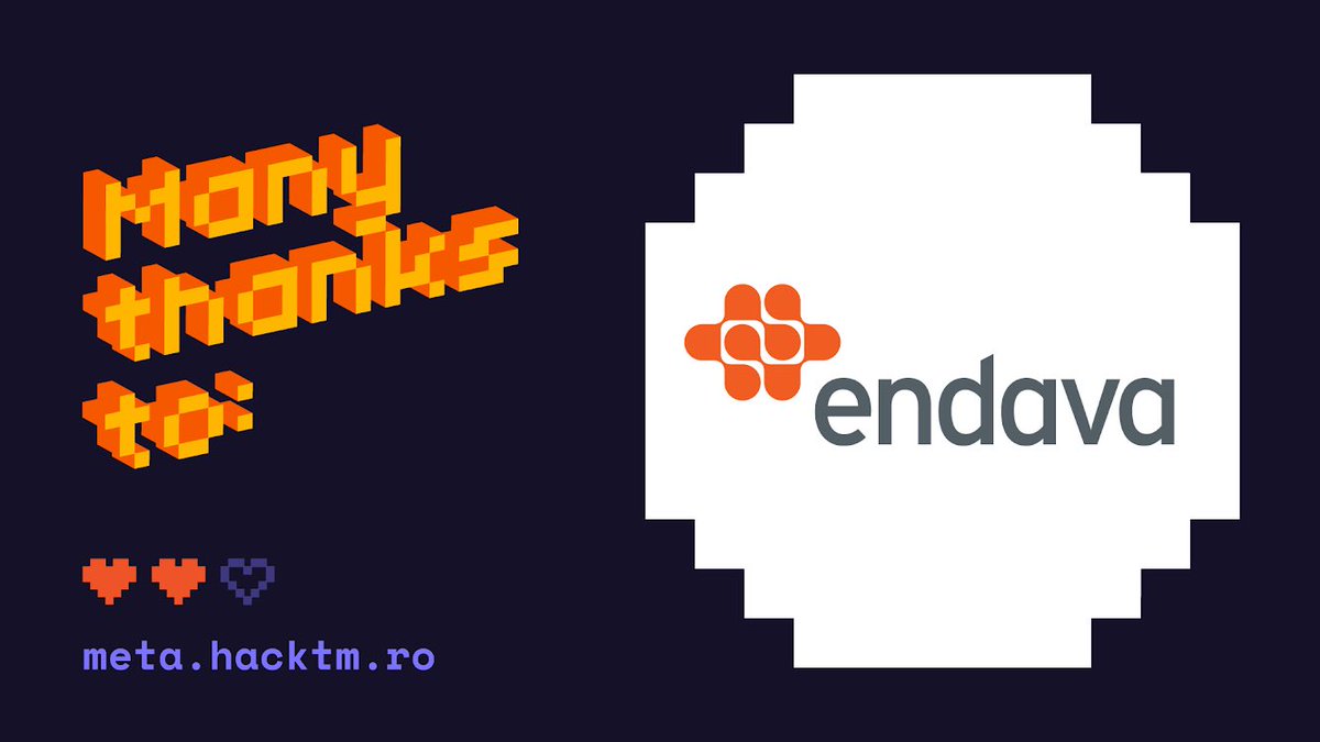 Our first #virtualhackathon is going strong!

Did you give endava’s challenge a go? If you didn’t, there’s still time until the end of HackTM Meta to get to the bottom of it!

Thank you, <a href="/endava/">Endava</a> for your support and for giving us some virtual food for hacking-thought.