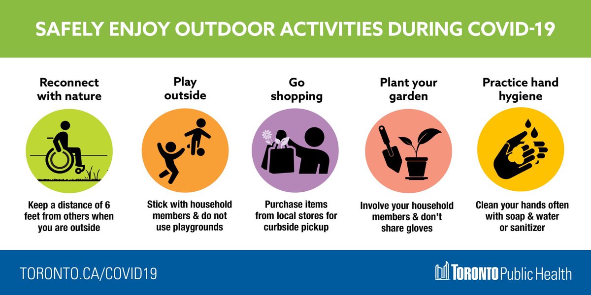 joe_cressy's tweet photo. Spending time outside and staying active is more important than ever. Follow these tips from @TOPublicHealth on how to safely enjoy outdoor activities: https://t.co/1BQ7iYckOv