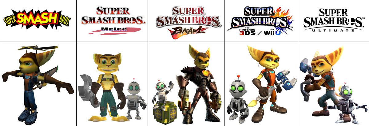 The Evolution of Smash Bros. but it's Ratchet & Clank
#RatchetAndClank #SmashBros 

Original Source from: @coonstito