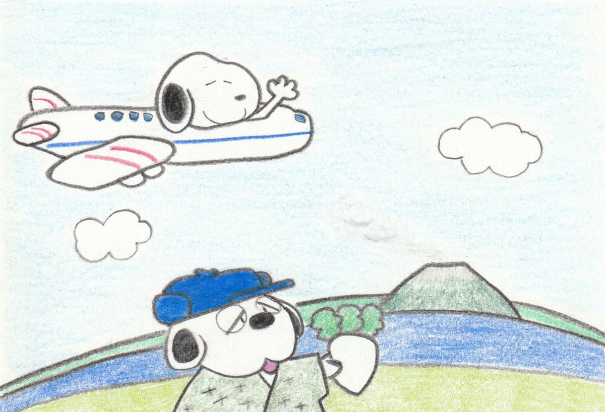 #イラスト #スヌーピー #illustration #snoopy 