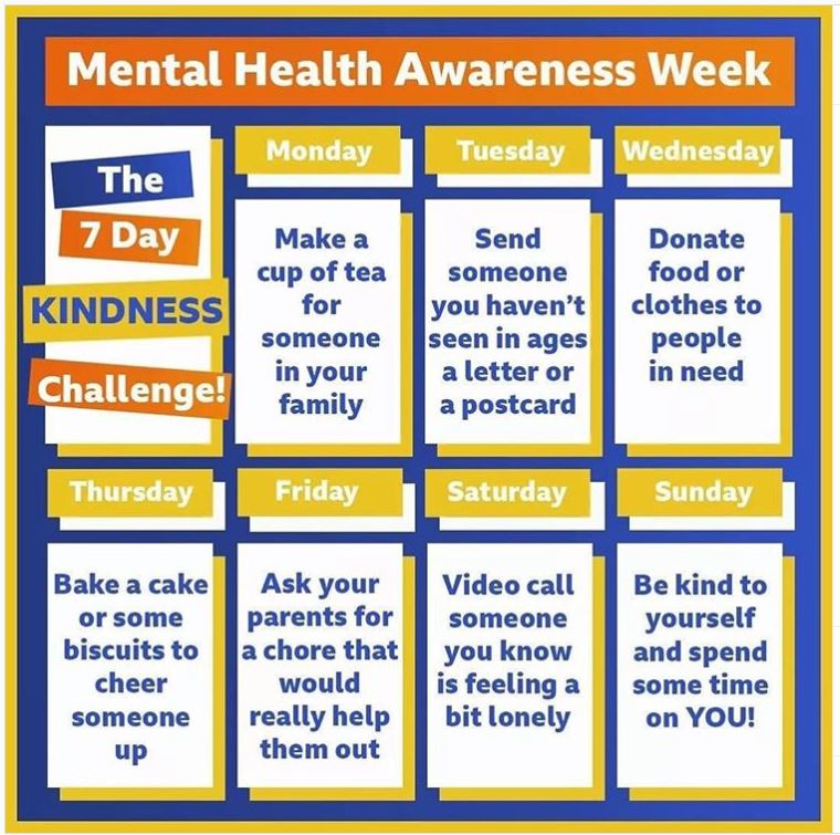 On the last day of Mental Health Week, we thought we would set a half term challenge. We would love to see pictures of how you brightened up someone else's day - in even the smallest way! 

#MentalHealthWeek #BeKind #7DayKindnessChallenge #RipleyCourtPrep #RipleyCourtCares