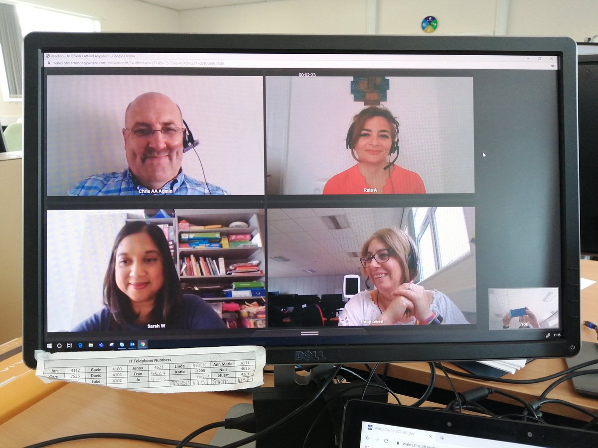 archeryglenn's tweet photo. @VelindreCC @teccymru @VelindreTrust Meet the team that made it happen at VCC. Chris Davies, Rula Al Khatib, Sarah Warrilow, Tracey Owen. #proudPM https://t.co/L4V1TVpqOE